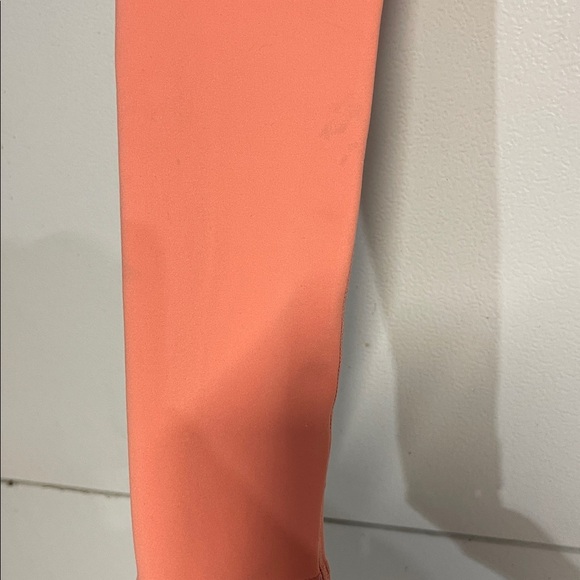 SET ACTIVE WOMENS HIGH RISE CORAL LEGGINGS XS FULL LENGTH - Picture 3 of 7